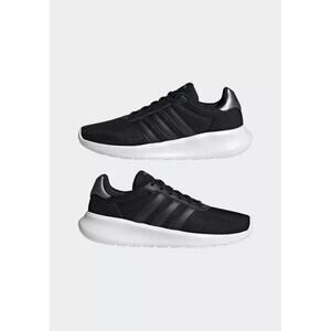 Adidas Lite Racer 3.0 Black Low Top Lace Up Running Athletic Sneakers Women’s 9